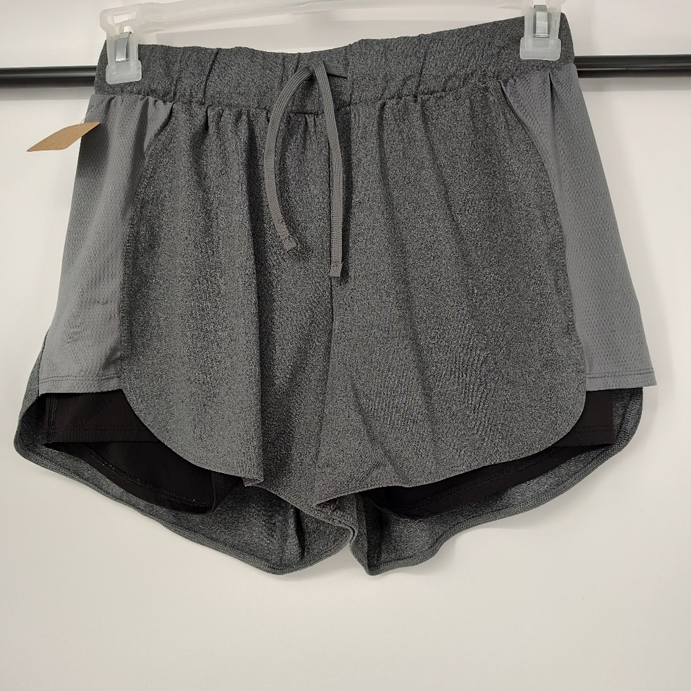 Avia Women's Gray Athletic Shorts Size Medium 8-10